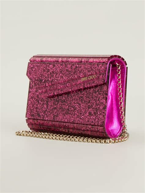 jimmy choo candy clutch pink